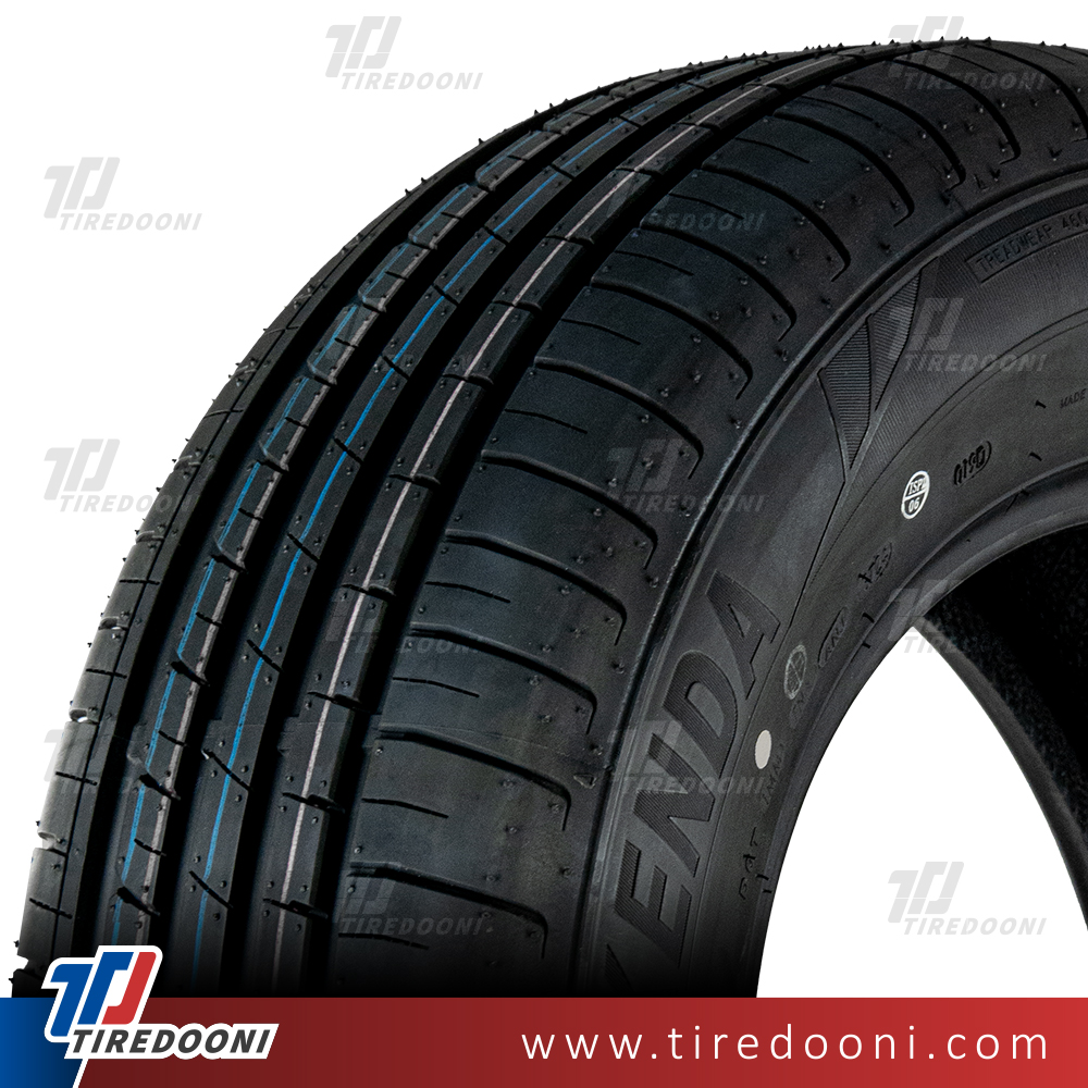 لاستیک خودرو کندا سایز 185/65R15 مدل گل KR203