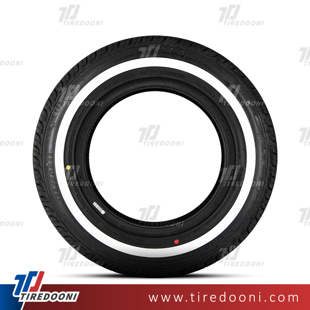 لاستیک خودرو بلک هاک سایز 175/75R13 مدل گل HH01