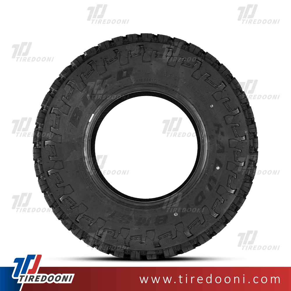لاستیک خودرو بوتو سایز 31/10.5R15 مدل گل BM81