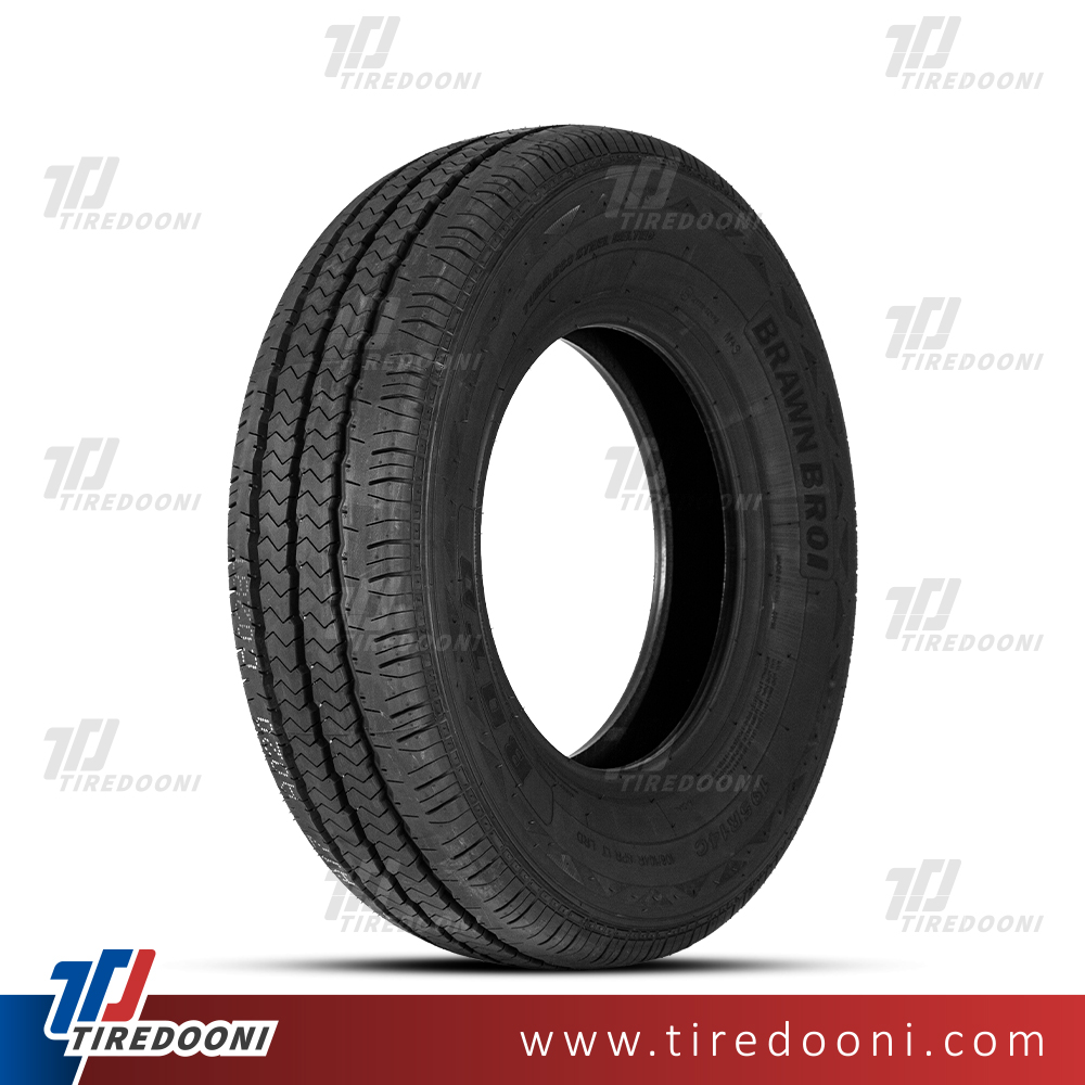 لاستیک خودرو بوتو سایز 195/80R14 مدل گل BRAWN BR01