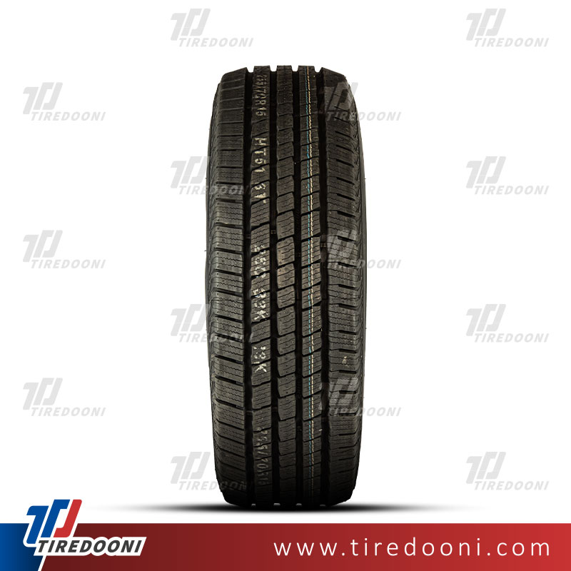 لاستیک خودرو مارشال سایز 255/70R15  مدل گل HT51