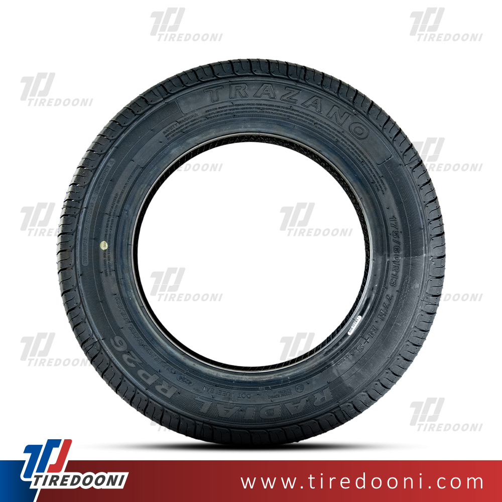 لاستیک خودرو ترازانو سایز 175/60R13 مدل گل RP26