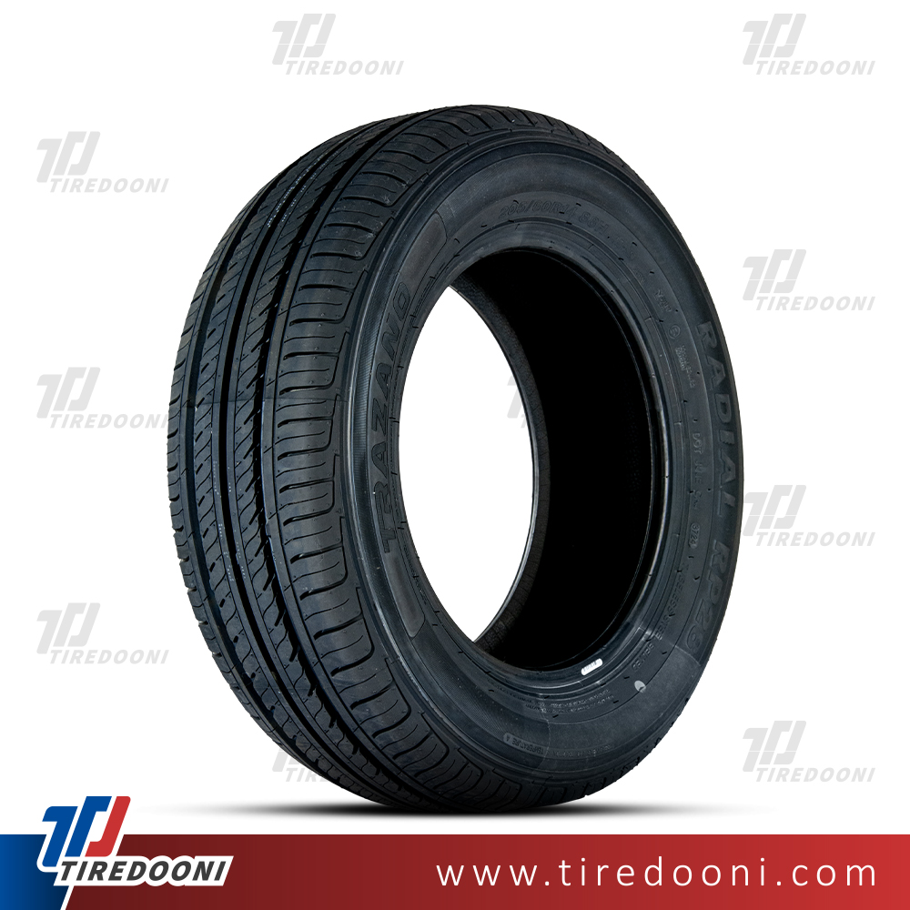 لاستیک خودرو ترازانو سایز 165/65R13 مدل گل RP28