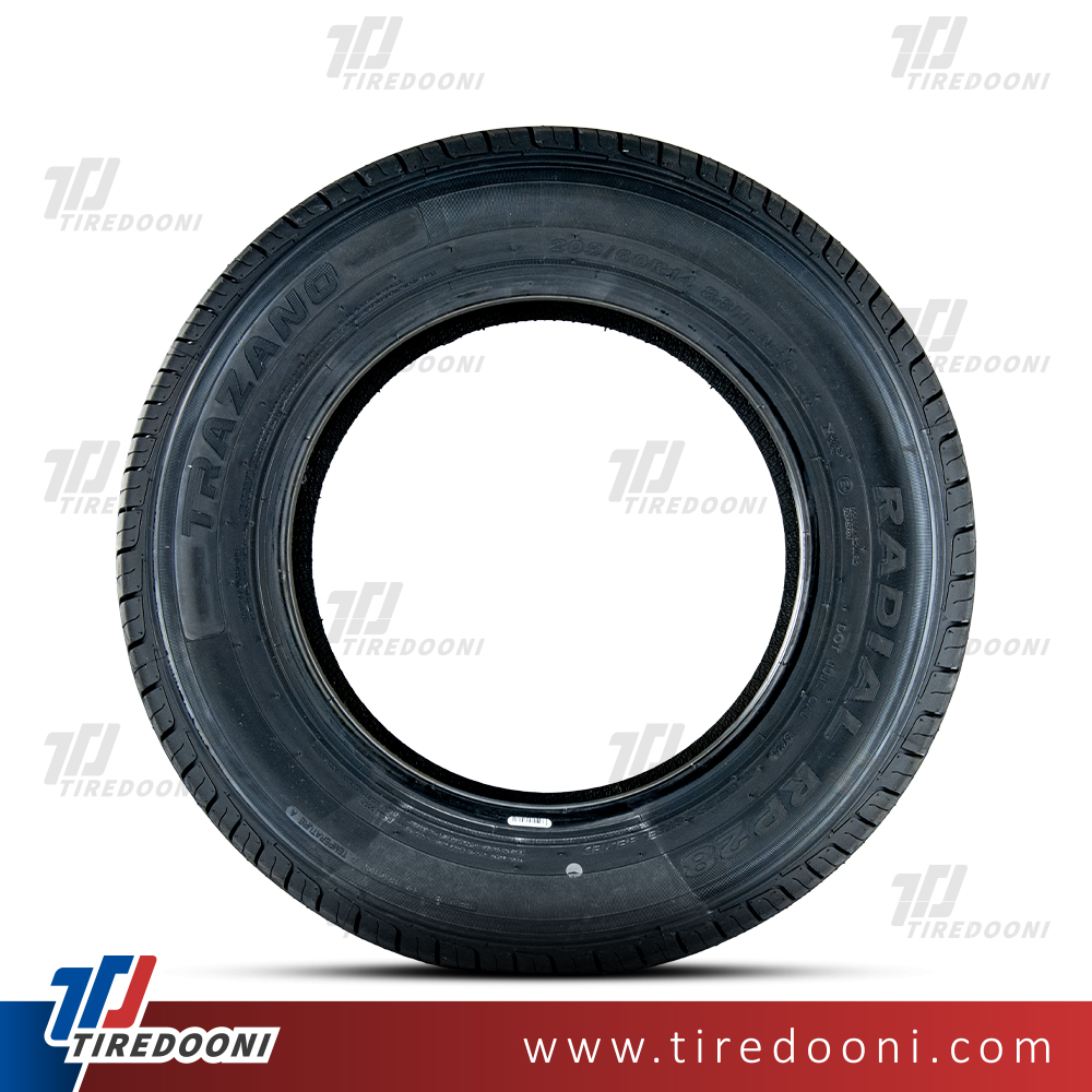 لاستیک خودرو ترازانو سایز 165/65R13 مدل گل RP28