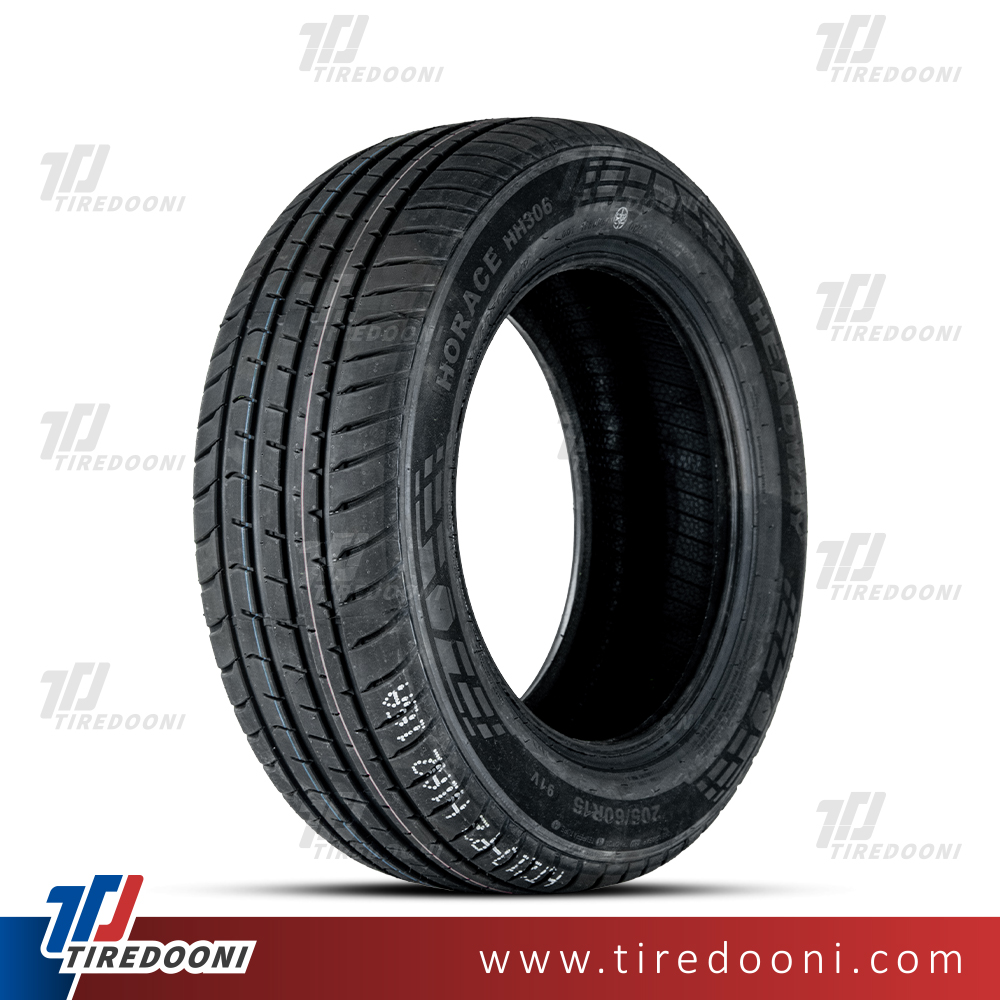 لاستیک خودرو  هدوی سایز 165/65R13  مدل گل HH306