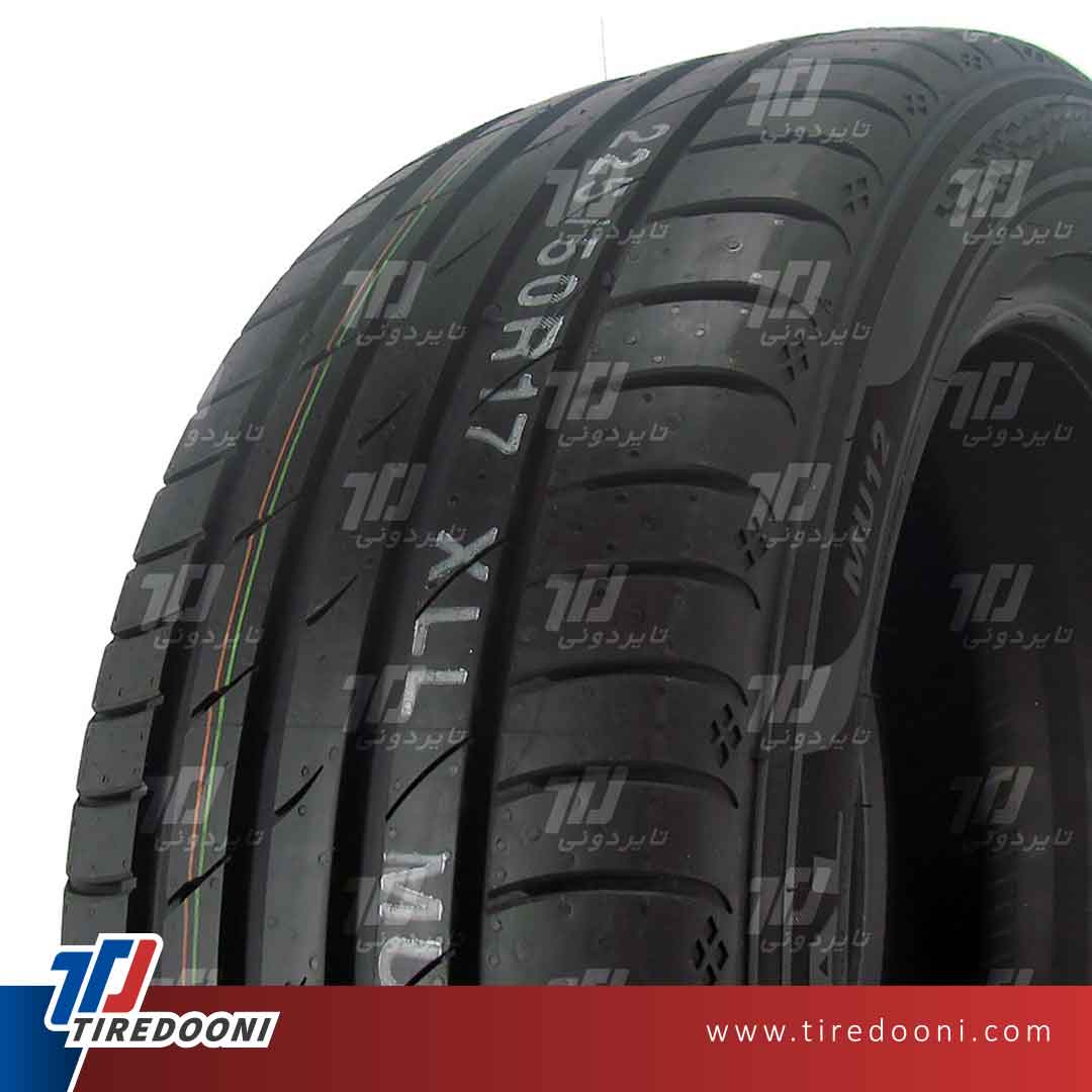 لاستیک خودرو مارشال سایز 195/45R16 مدل گل MU12