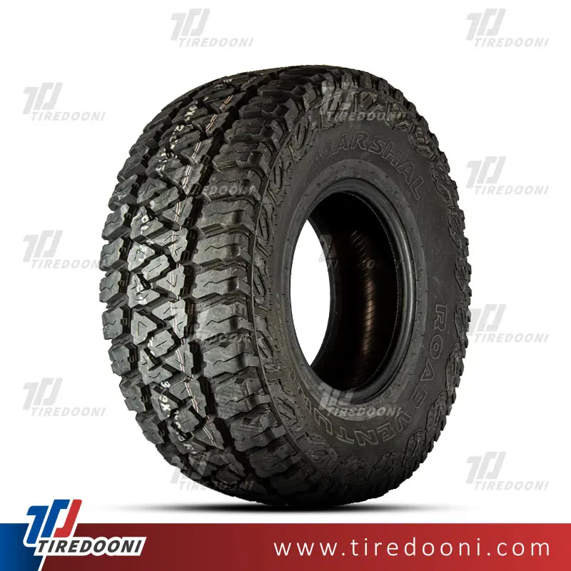 لاستیک خودرو مارشال سایز 33/12.5R15 مدل گل MT51