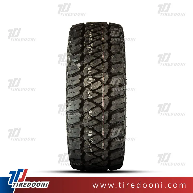 لاستیک خودرو مارشال سایز 33/12.5R15 مدل گل MT51