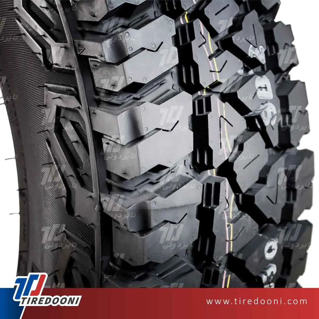 لاستیک خودرو مارشال سایز 33/12.5R15 مدل گل MT51