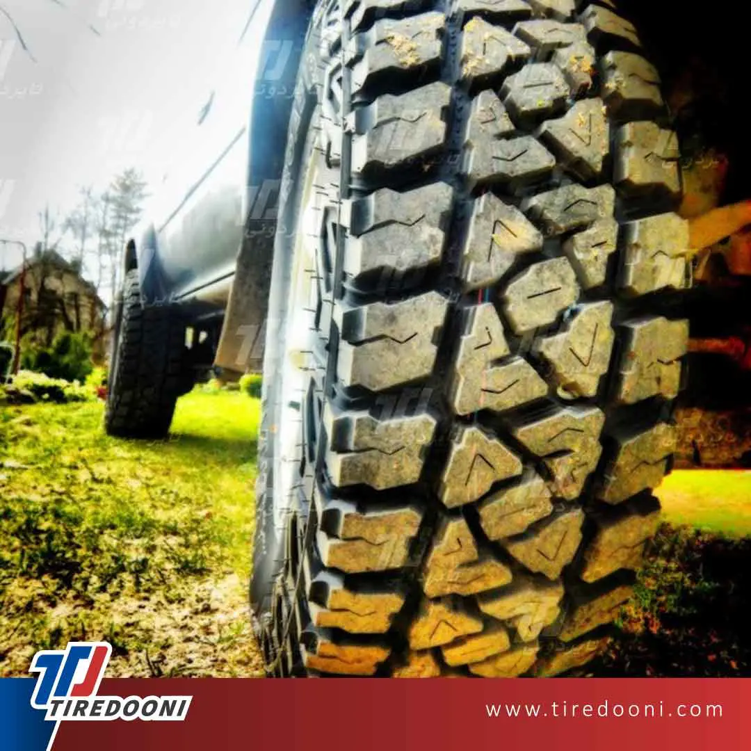 لاستیک خودرو مارشال سایز 33/12.5R15 مدل گل MT51