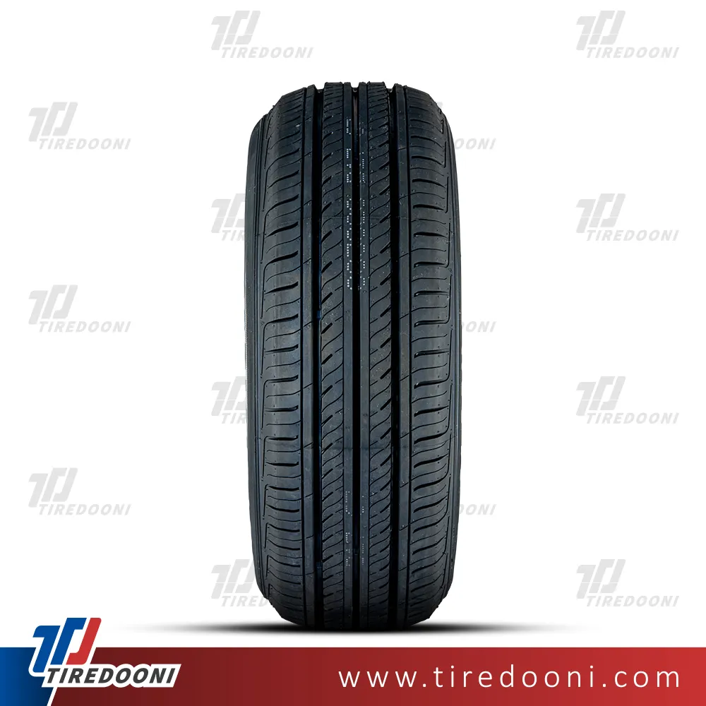 لاستیک خودرو ترازانو سایز 165/65R13 مدل گل RP28