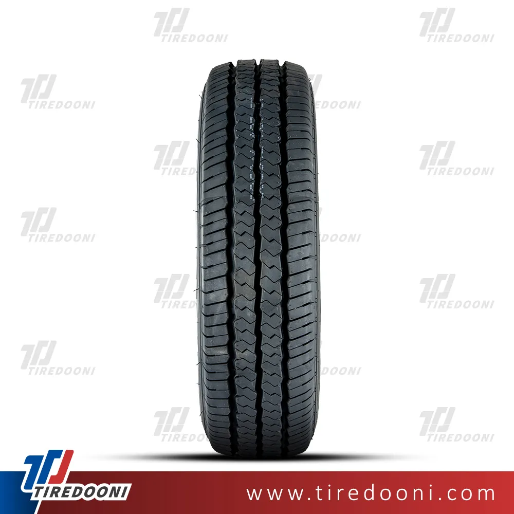 لاستیک خودرو ترازانو سایز 195/80R14 مدل گل SC328