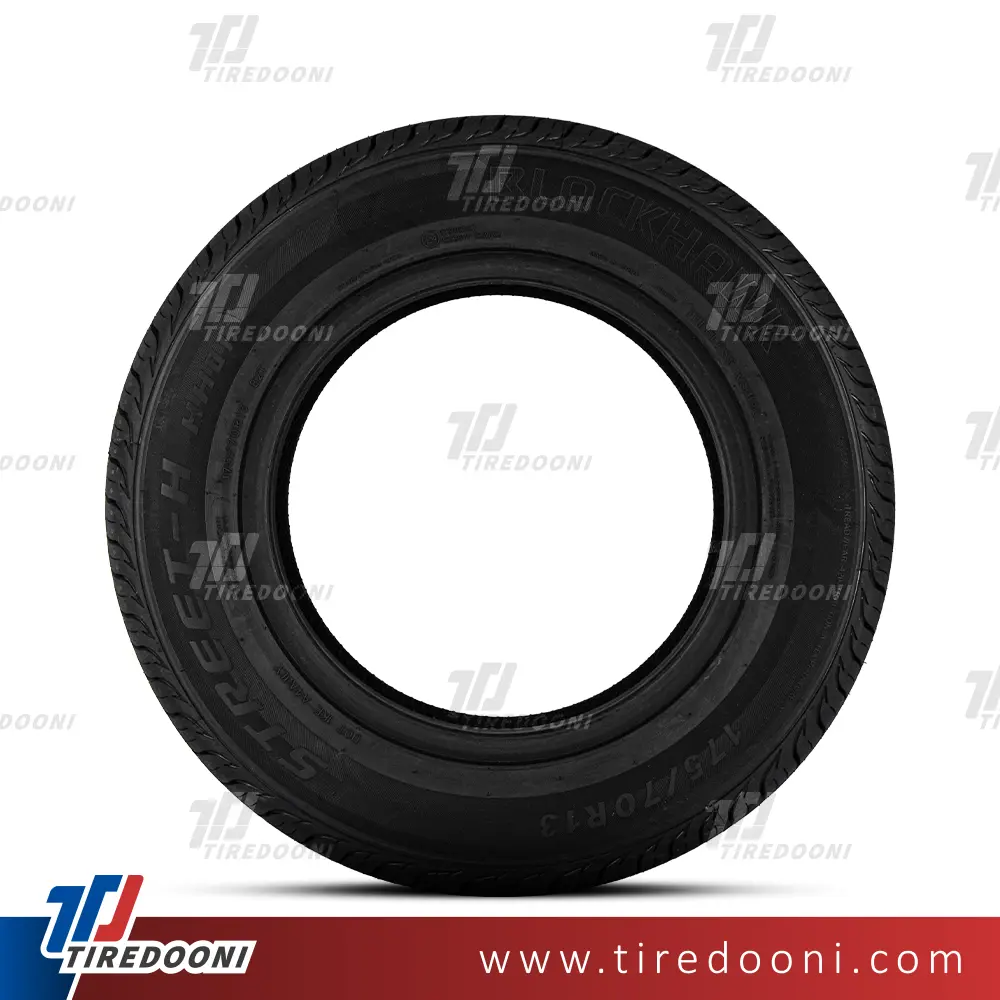لاستیک خودرو بلک هاک سایز 195/60R14  مدل گل HH01