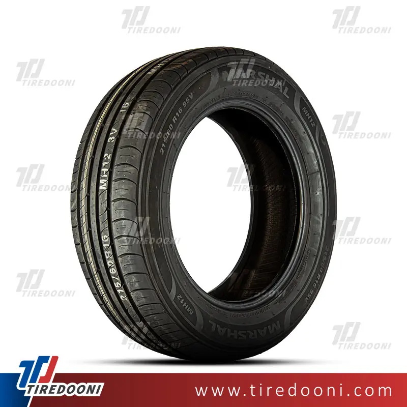 لاستیک خودرو مارشال سایز 185/65R14 مدل گل MH12