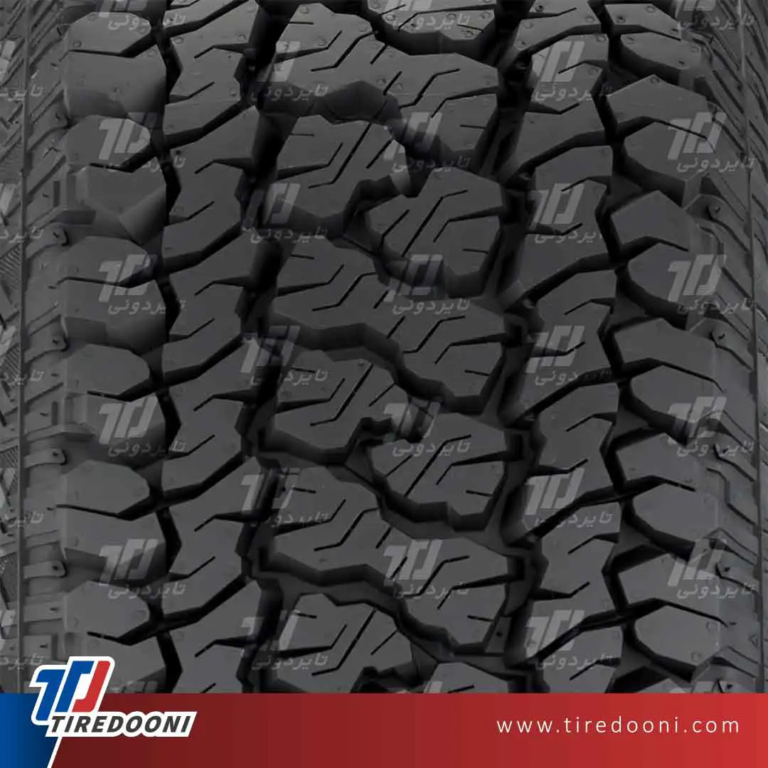 لاستیک خودرو مارشال سایز 265/60R18  مدل گل AT51